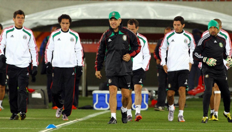 Tri de Javier Aguirre, en entrenamiento 