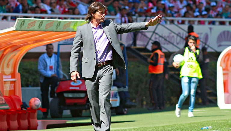 Almeyda en partido contra León