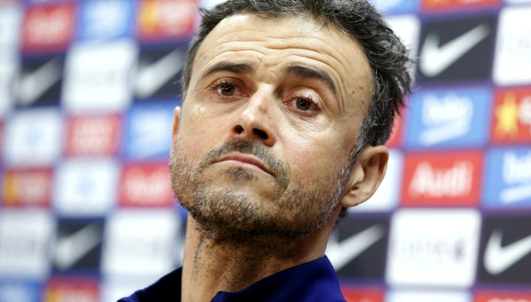 Luis Enrique tras el partido contra el Celta