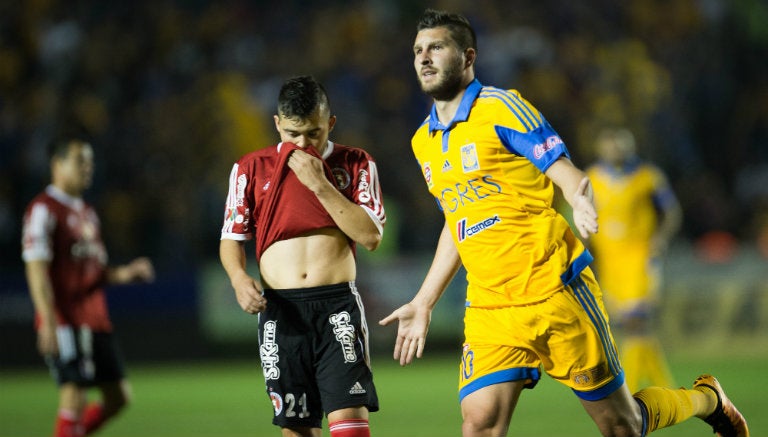 André-Pierre Gignac festeja golazo contra Xolos