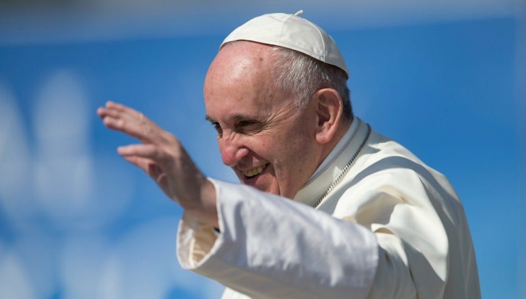 Papa Francisco durante un evento público en México