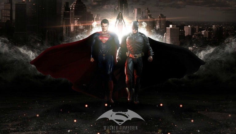 Cartel promocional de Batman v Superman