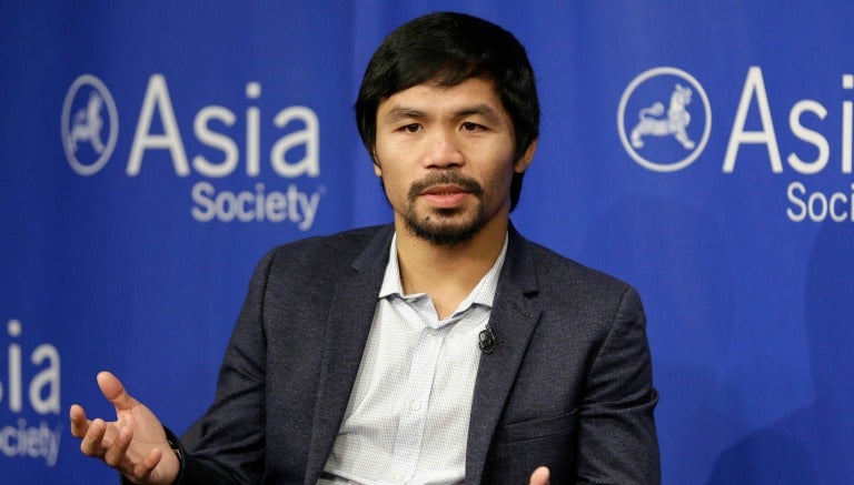 Pacquiao, en conferencia de prensa