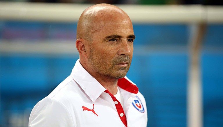 Sampaoli, en un duelo como técnico de la Roja