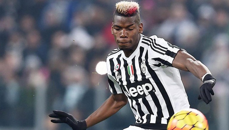 Pogba dispara en partido de la Juventus