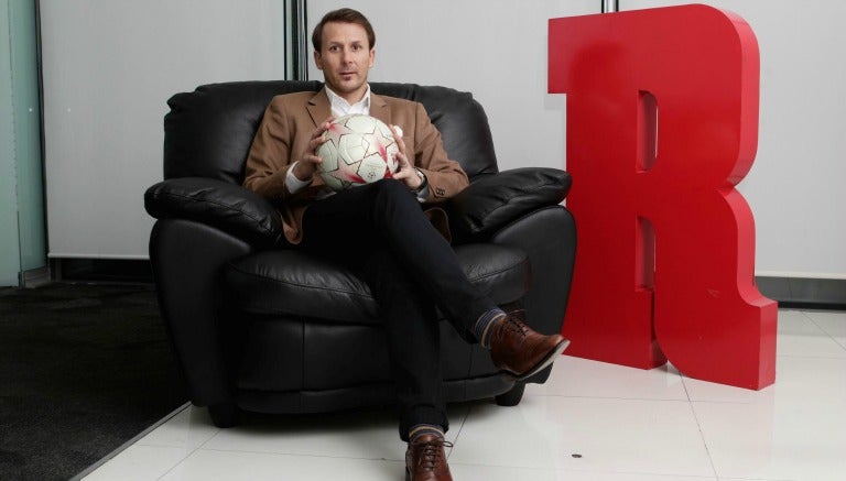 Gaizka Mendieta posando para el lente de RÉCORD