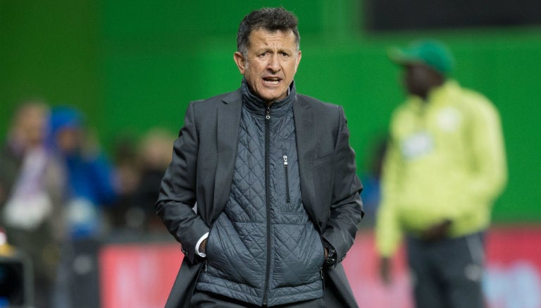 Juan Carlos Osorio, durante juego de México