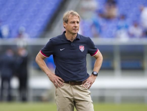 Jürgen Klinsmann, en un juego de los Estados Unidos