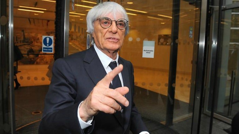 Bernie Ecclestone, durante un evento