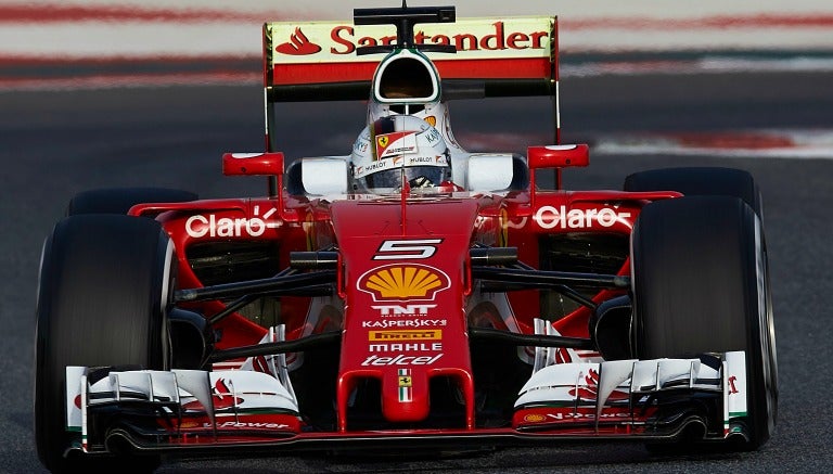 Vettel, en la práctica de Montmeló