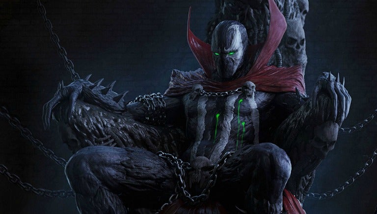 Albert "Al" Simmons con su indumentaria de Spawn