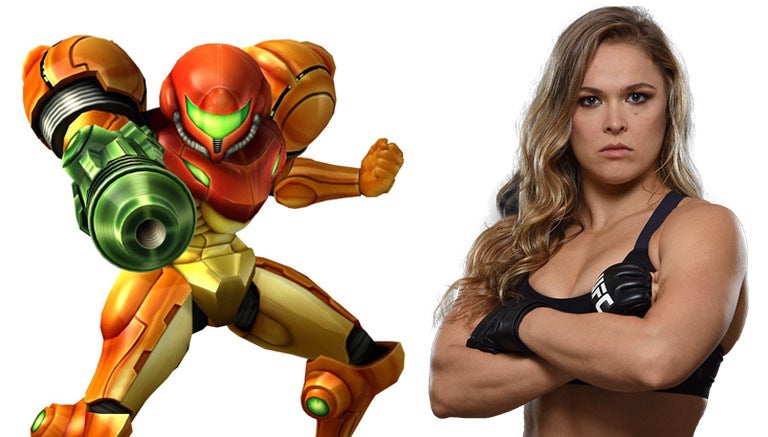 Samus Aran y Ronda Rousey, dos grandes guerreras