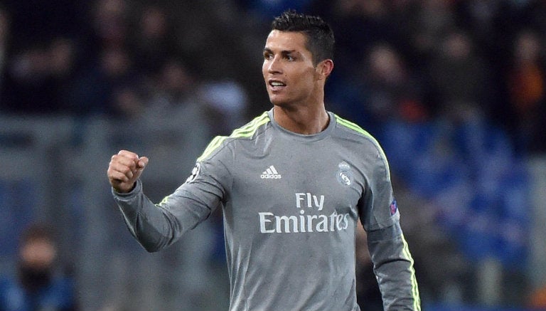 Cristiano Ronaldo festeja en juego del Real Madrid 