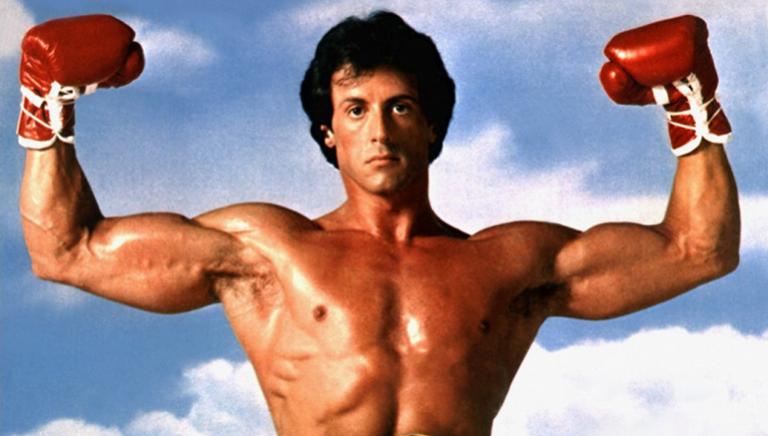 Sylvester Stallone en su papel de Rocky 