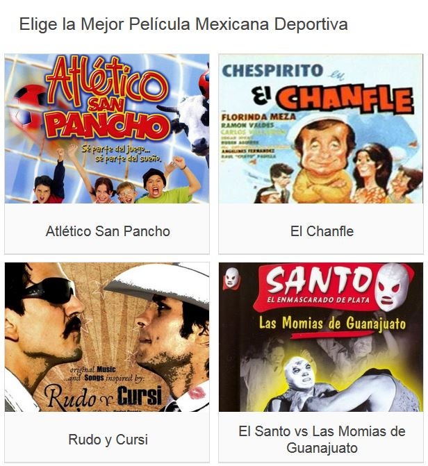 Mejor película Mexicana Deportiva