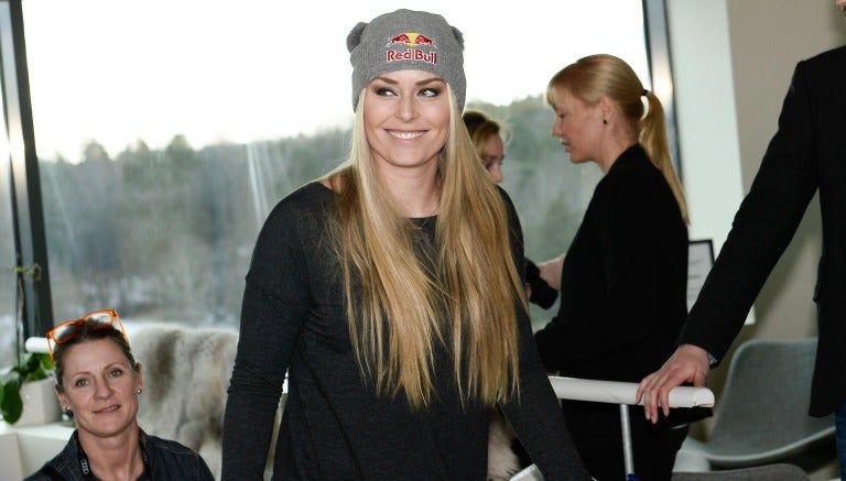 Vonn, durante la Copa del Mundo de esquí