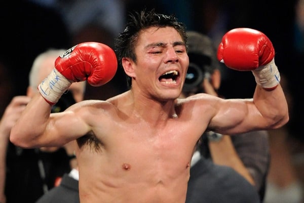 Travieso Arce, tras ganar un combate