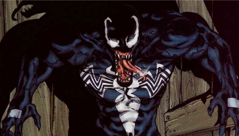 Arte de Venom que fue usado en un comic