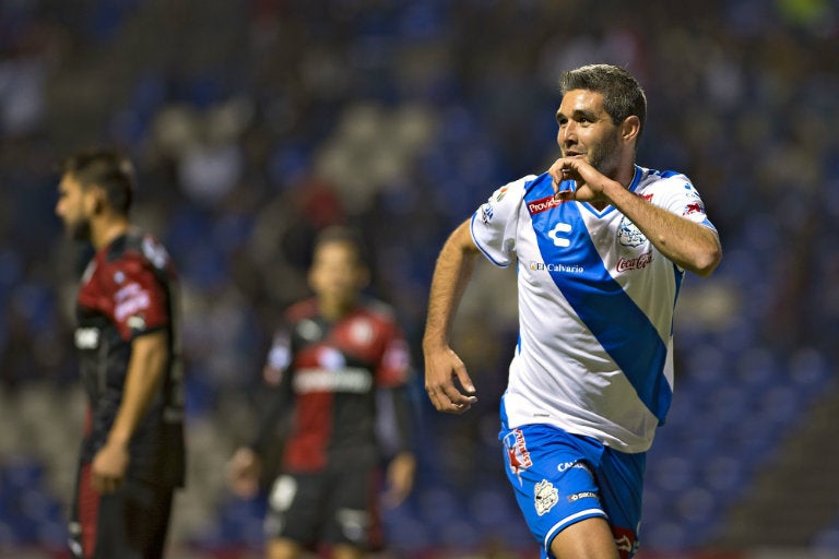 Álvaro Navarro, en juego contra Atlas