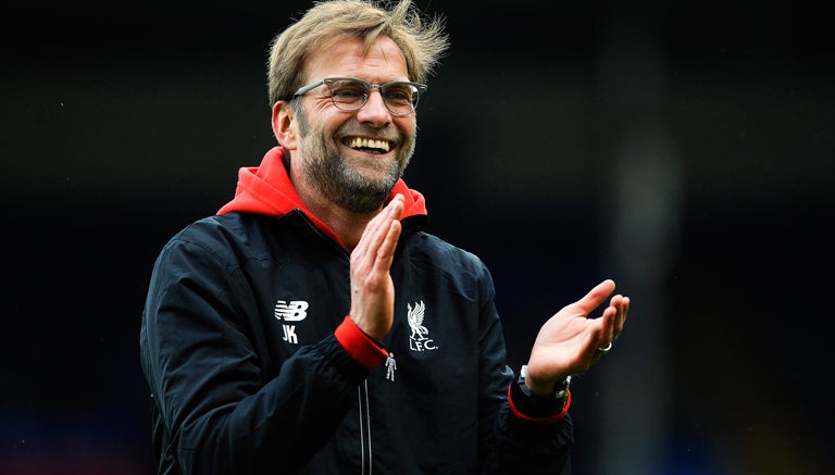 Klopp aplaude tras un partido del Liverpool