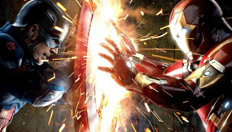 Iron Man y Capitán América se enfrentan en Civil War