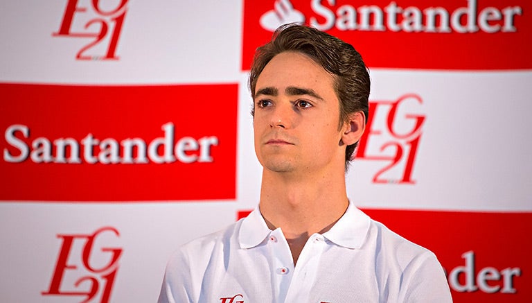 Esteban Gutiérrez, durante una conferencia de prensa