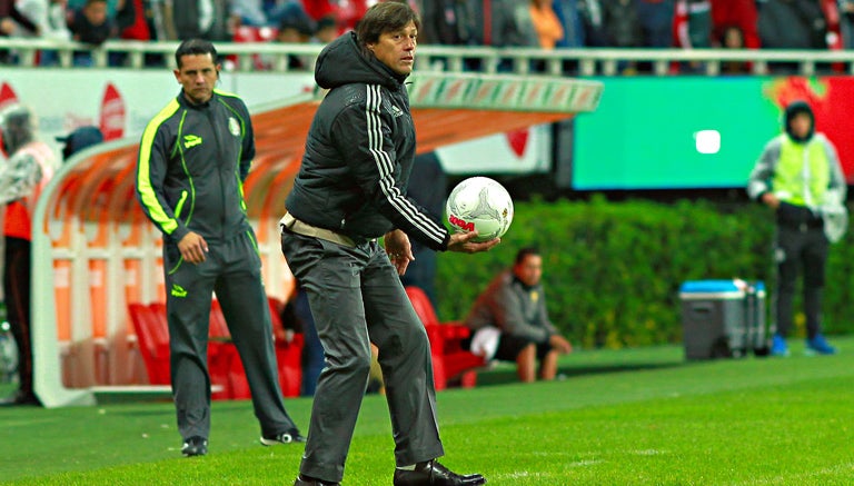 Almeyda durante el partido de Copa MX contra Dorados