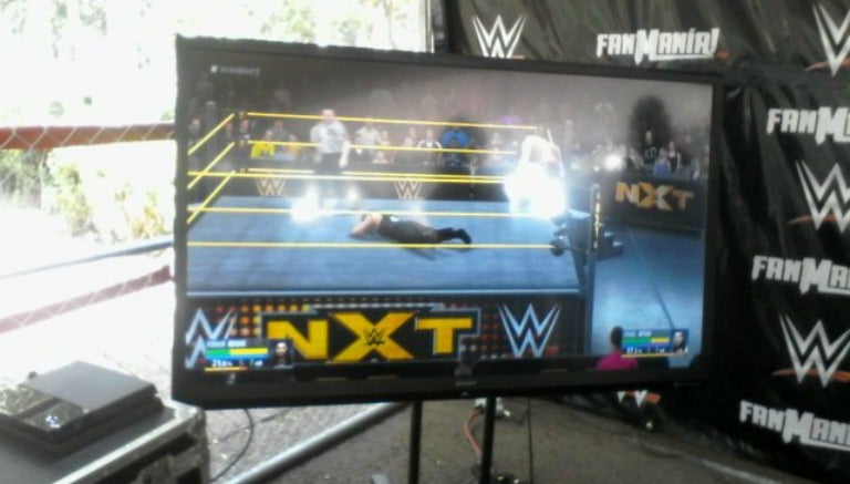 Una de las pruebas fue en el videojuego WWE 2k16