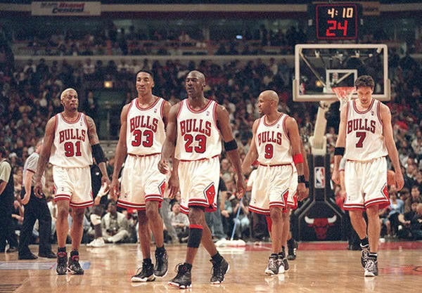 Equipo titular de Chicago en 1996