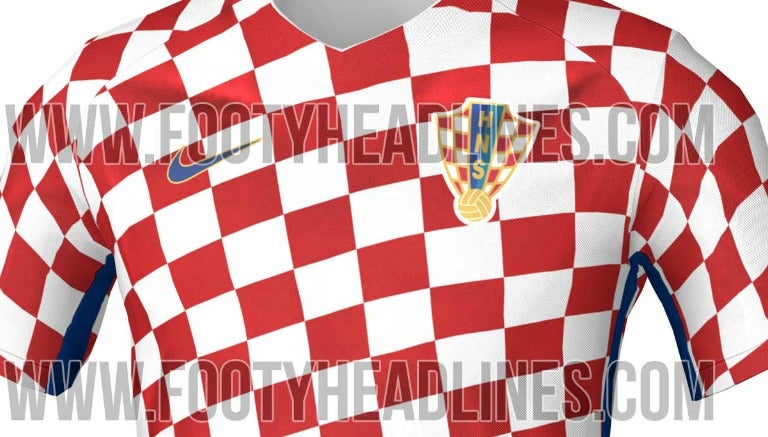 La playera de Croacia para la Euro 2016