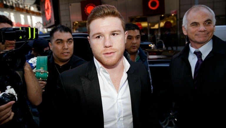 Canelo Álvarez antes de una pelea