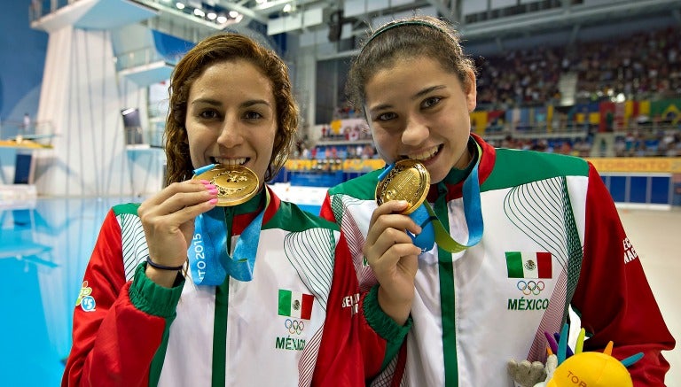 Paola Espinosa y Dolores Hernández, medallistas de oro en los Juegos Panamericanos Toronto 2015