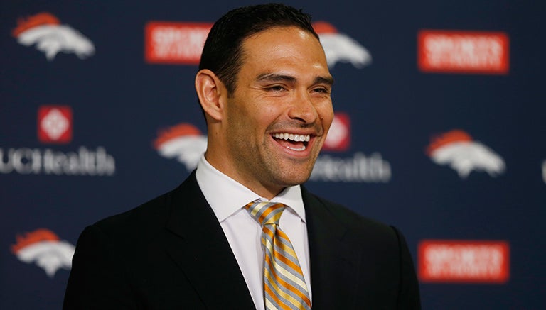 Sánchez, en su presentación con los Broncos de Denver