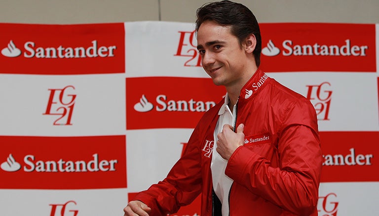 Esteban Gutiérrez, en una conferencia de prensa