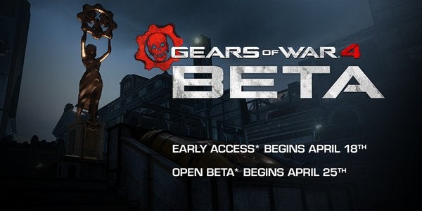 El acceso a la Beta de Gears 4 comienza el 18 de abril y finaliza el 1 de mayo