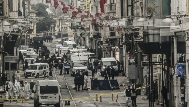 Las calles de Estambul tras el atentado