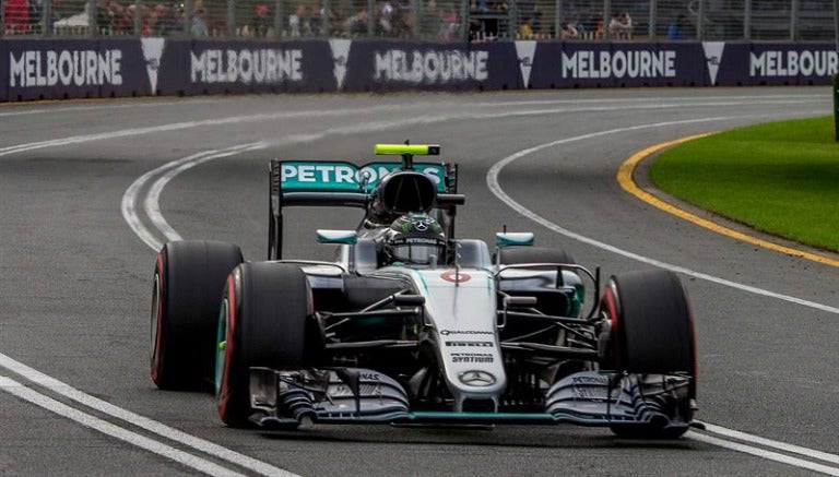 Nico Rosberg durante el GP de Australia