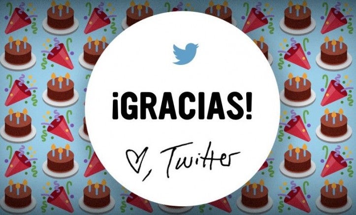 Twitter festejó su aniversario