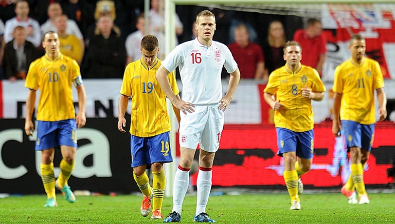 Ryan Shawcroos en el juego contra Suecia de 2012