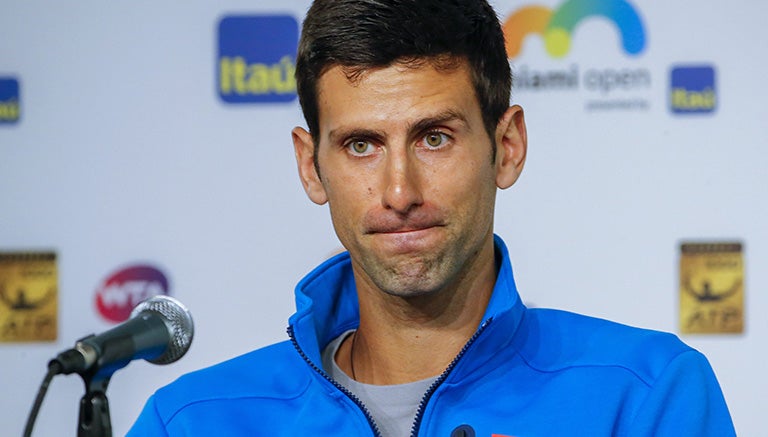 Djokovic, en conferencia durante el Miami Open