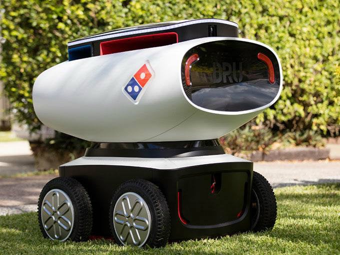 Así luce el robot repartidor de pizza