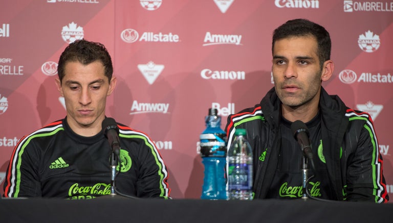 Guardado y Márquez, en conferencia de prensa