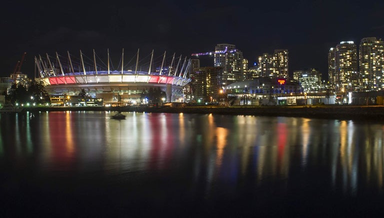 Una panorámica del  BC Place Stadium de Vancouver 