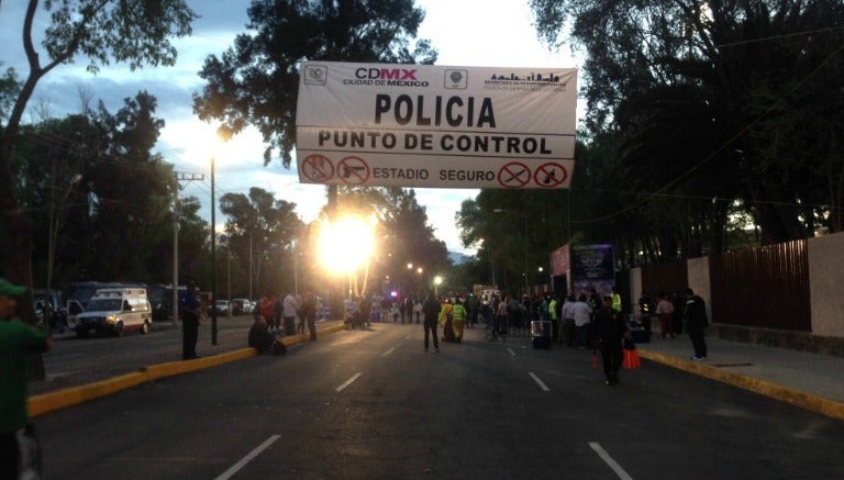 Las calles aledañas al Fray Nano cerradas por el operativo vial