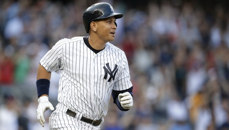 A-Rod en partido con los Yankees