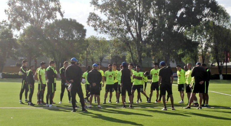 Las Águilas del América durante un entrenamiento