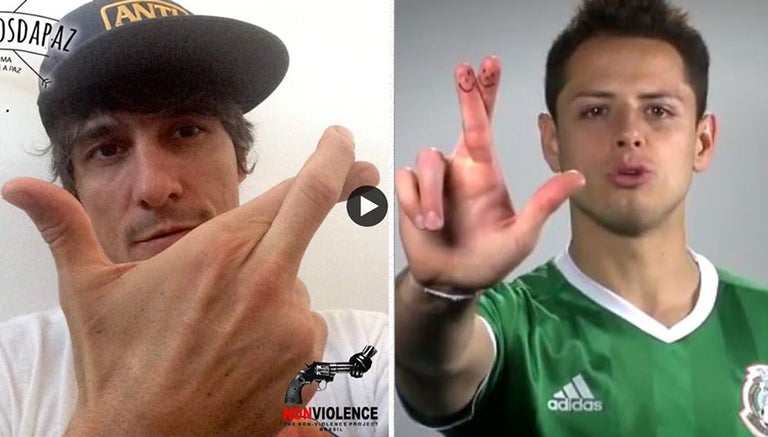 Campañas de 'Non Violence' y 'Abrazados por el futbol'