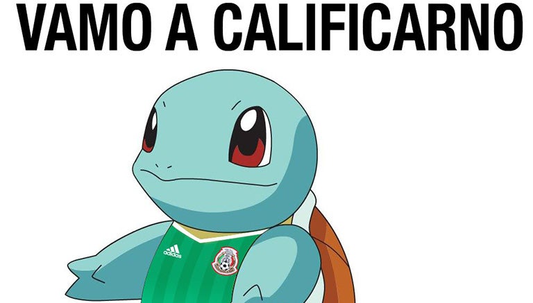 Squirtle apoya al Tri en este meme