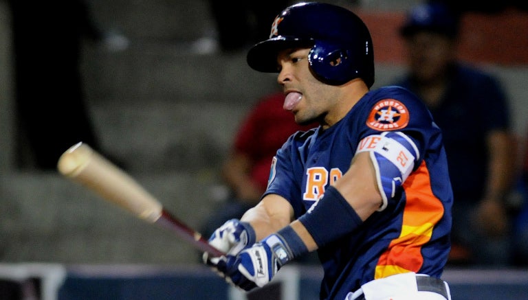 Altuve durante el Mexico City Series