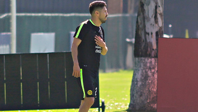 Oribe en el entrenamiento americanista